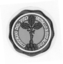 Mark drawing for CONSORZIO DEL VINO"BRUNELLO DI MONTALCINO" MARCA DEPOSITATA
