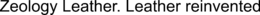 Mark drawing for ZEOLOGY LEATHER. LEATHER REINVENTED
