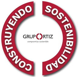 Mark drawing for GRUPO ORTIZ COMPROMISO SOSTENIBLE CONSTRUYENDO SOSTENIBILIDAD