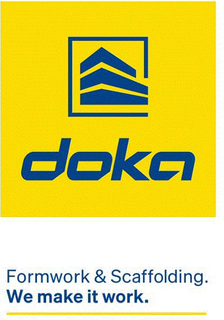 Mark drawing for DOKA FORMWORK & SCAFFOLDING. WE MAKE IT WORK.