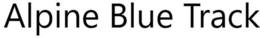Mark drawing for ALPINE BLUE TRACK