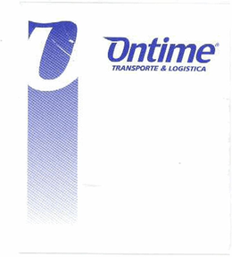 Mark drawing for O ONTIME TRANSPORTE & LOGISTICA
