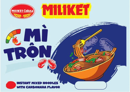 Mark drawing for MILIKET-COLUSA MÌ TRỘN INSTANT MIXED NOODLES WITH CARBONARA FLAVOR