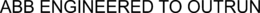 Mark drawing for ABB ENGINEERED TO OUTRUN