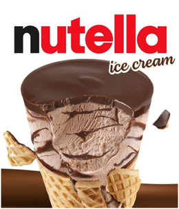 Mark drawing for NUTELLA ICE CREAM