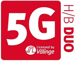 Mark drawing for 5G H/B DUO LICENSED BY VäLINGE