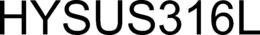 Mark drawing for HYSUS316L