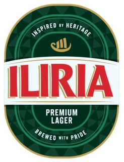 Mark drawing for ILIRIA PREMIUM LAGER INSPIRED BY HERITAGE BREWED WITH PRIDE