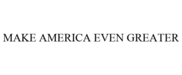 Mark drawing for MAKE AMERICA EVEN GREATER