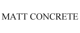 Mark drawing for MATT CONCRETE