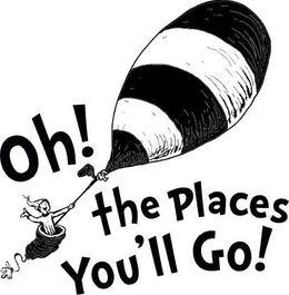 Mark drawing for OH! THE PLACES YOU'LL GO!