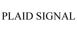 Mark drawing for PLAID SIGNAL