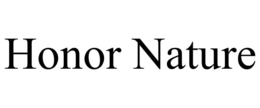 Mark drawing for HONOR NATURE