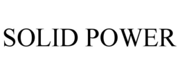 Mark drawing for SOLID POWER