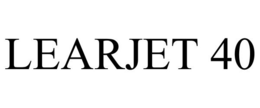 Mark drawing for LEARJET 40