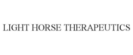 Mark drawing for LIGHT HORSE THERAPEUTICS