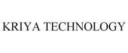 Mark drawing for KRIYA TECHNOLOGY