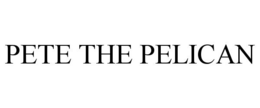 Mark drawing for PETE THE PELICAN