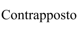 Mark drawing for CONTRAPPOSTO