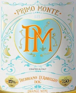 Mark drawing for PRIMO MONTE, PM CRAFTED IN ITALY, ALC 13% VOL, TREBBIANO D'ABRUZZO, DOC, 750 ORANGE WINE