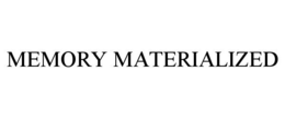 Mark drawing for MEMORY MATERIALIZED