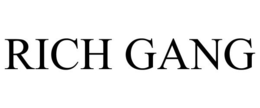 Mark drawing for RICH GANG