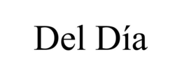 Mark drawing for DEL DÍA