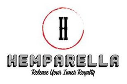 Mark drawing for H HEMPARELLA RELEASE YOUR INNER ROYALTY
