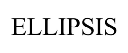 Mark drawing for ELLIPSIS