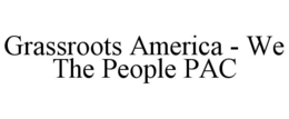 Mark drawing for GRASSROOTS AMERICA - WE THE PEOPLE PAC