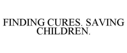 Mark drawing for FINDING CURES. SAVING CHILDREN.