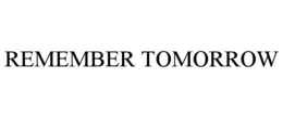 Mark drawing for REMEMBER TOMORROW