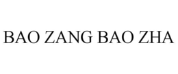 Mark drawing for BAO ZANG BAO ZHA