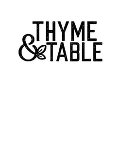 Mark drawing for THYME & TABLE