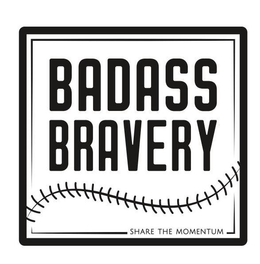 Mark drawing for BADASS BRAVERY SHARE THE MOMENTUM