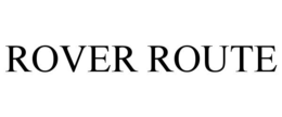 Mark drawing for ROVER ROUTE