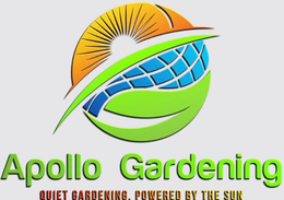 Mark drawing for APOLLO GARDENING QUIET GARDENING. POWERED BY THE SUN
