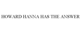 Mark drawing for HOWARD HANNA HAS THE ANSWER