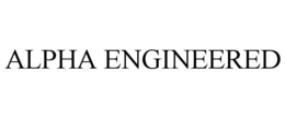 Mark drawing for ALPHA ENGINEERED
