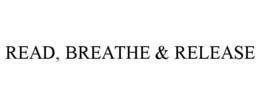 Mark drawing for READ, BREATHE & RELEASE