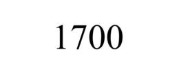 Mark drawing for 1700