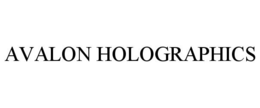 Mark drawing for AVALON HOLOGRAPHICS