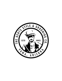 Mark drawing for THE GENTS STYLE & GROOMING CO. ESTD MMXX YUMA, ARIZONA