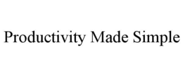 Mark drawing for PRODUCTIVITY MADE SIMPLE