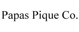 Mark drawing for PAPAS PIQUE CO.