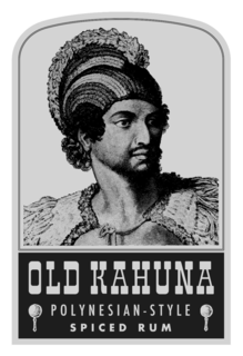 Mark drawing for OLD KAHUNA POLYNESIAN-STYLE SPICED RUM