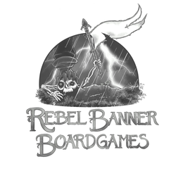 Mark drawing for REBEL BANNER BOARDGAMES