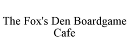 Mark drawing for THE FOX'S DEN BOARDGAME CAFE