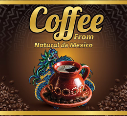 Mark drawing for COFFEE FROM NATURAL DE MEXICO