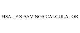 Mark drawing for HSA TAX SAVINGS CALCULATOR